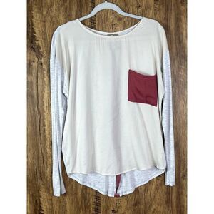 Left Coast by Dolan Long-sleeve Raglan Top, size small